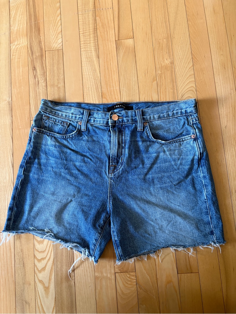 J Brand Blue Denim Cutoff Shorts